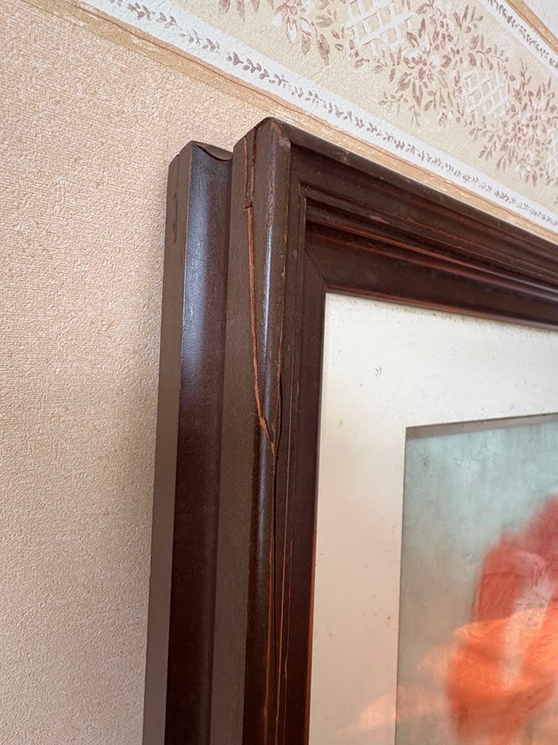 アネモネ　油絵　絵画