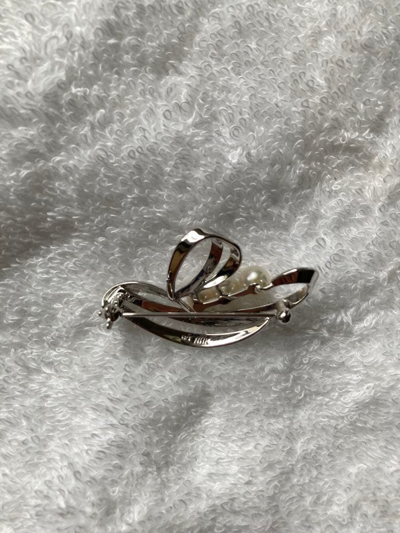 美品です❤︎ ミキモト　パール　本真珠　ブローチ　②