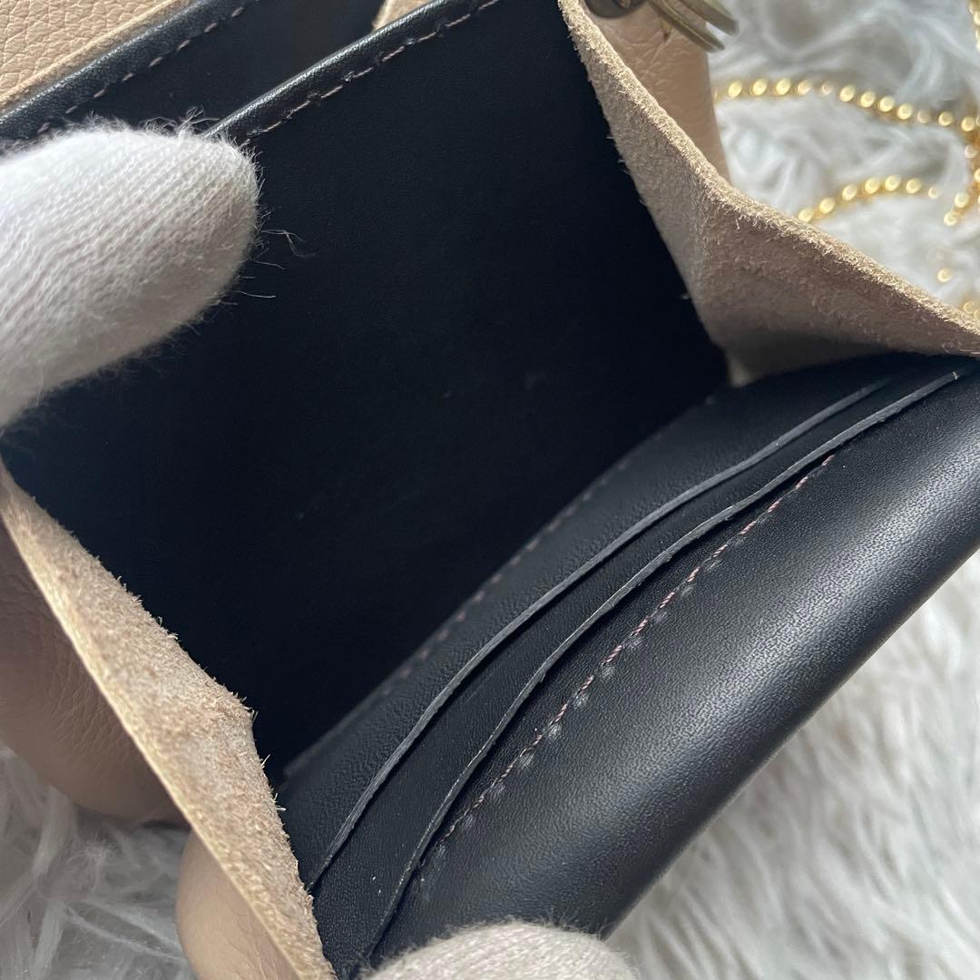 【未使用級】モキップ ミニパース ショルダーウォレット ガルーシャ