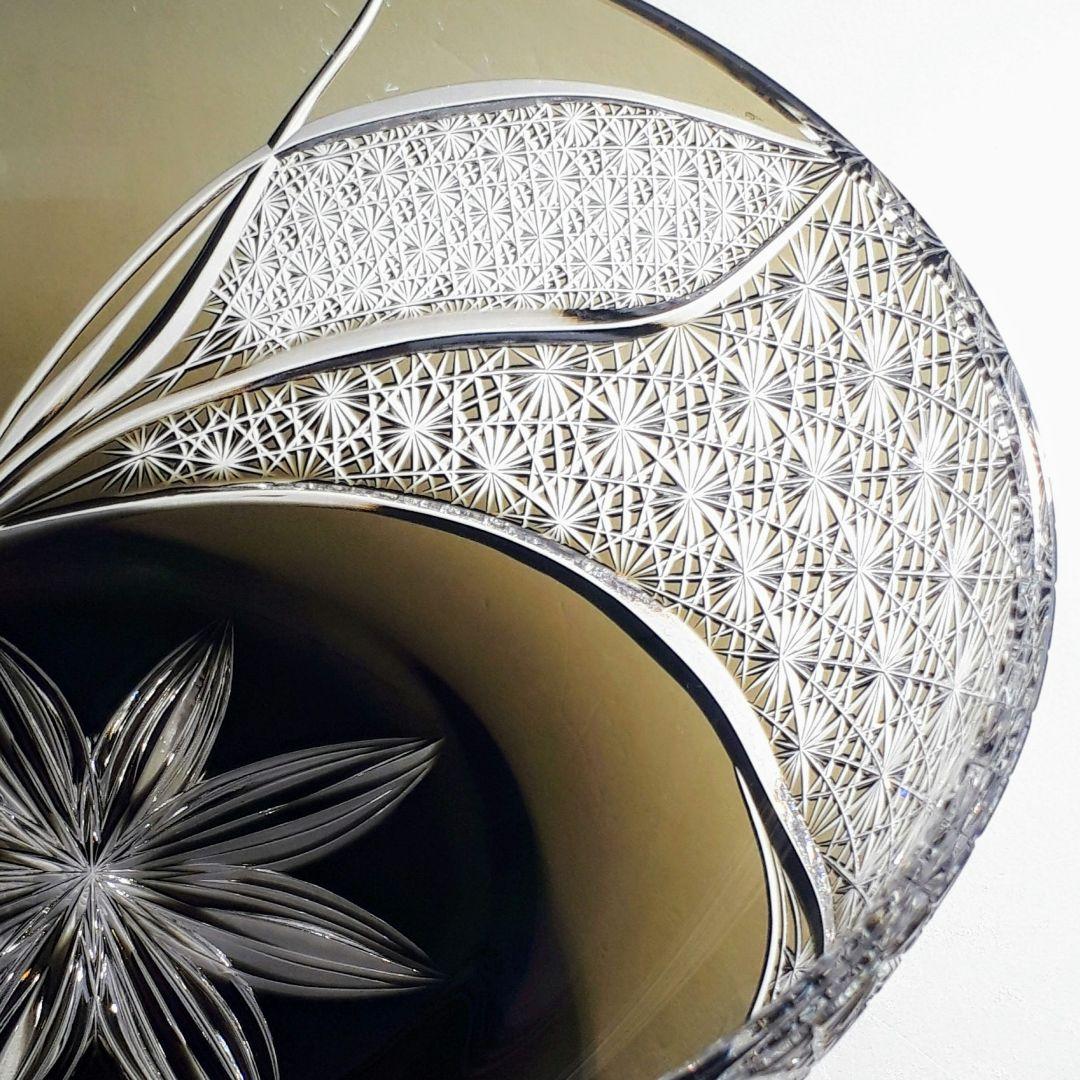 江戸切子　根本硝子工芸　 根本達也 作品　　　　中鉢【 銘： 風流 】