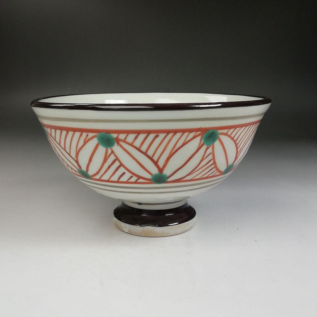 Ｗ８３　茶碗　『赤絵茶碗』『日吉窯　加藤丈佳 造』　共箱　抹茶碗　茶道具