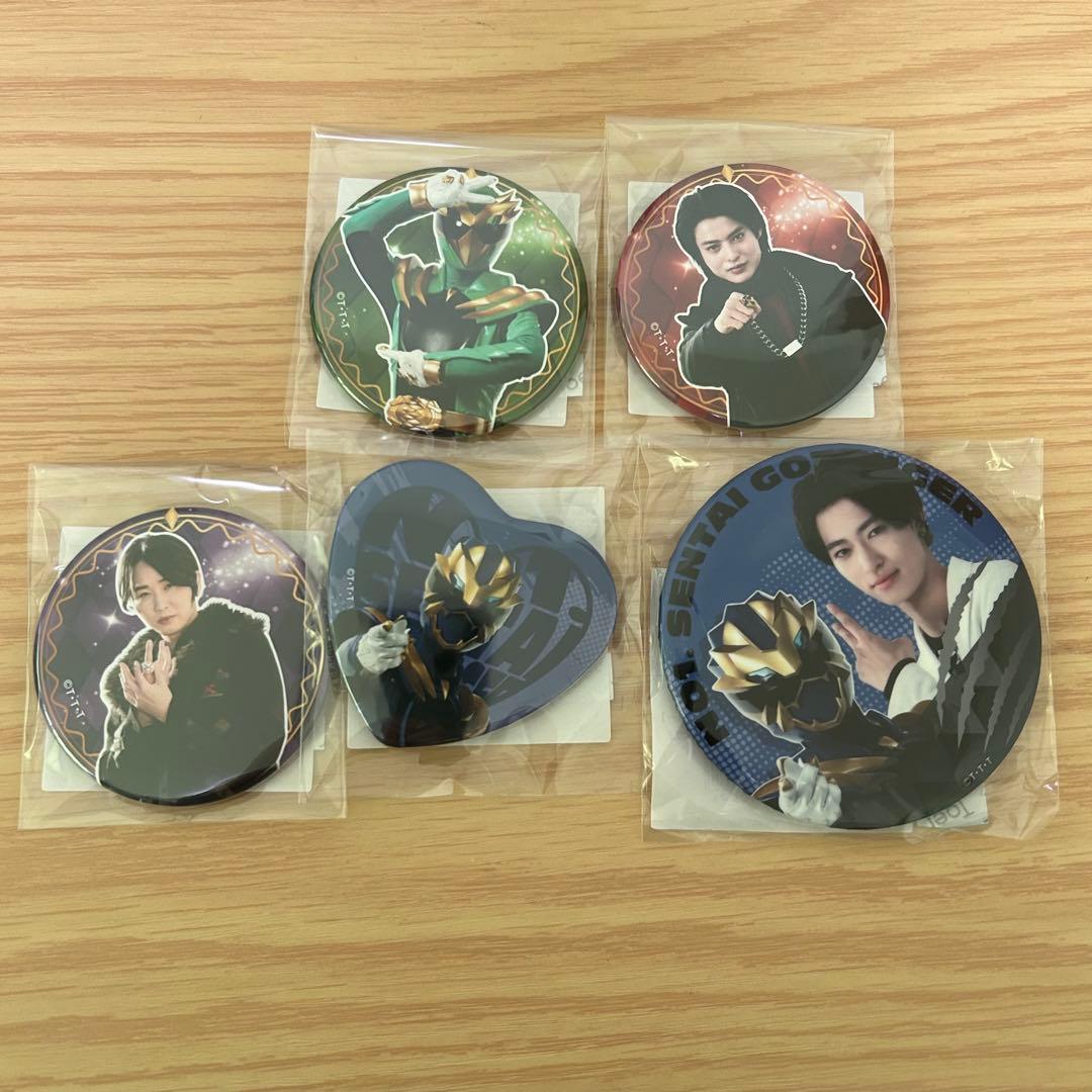 公*o様 TOSくじ ゴジュウジャー 缶バッジ