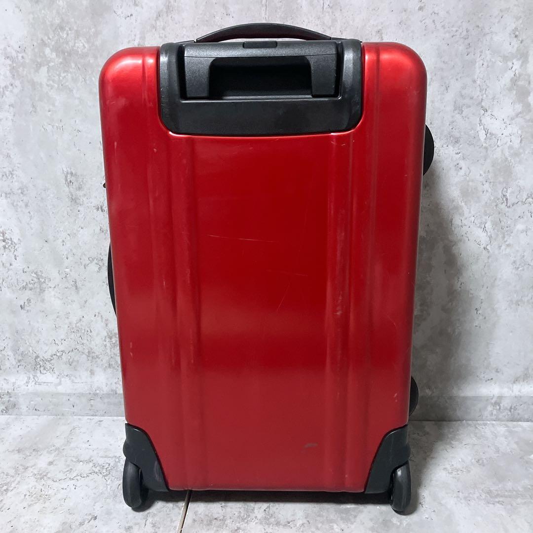 【希少】ゼロハリバートン キャリーケース 二輪 レッド