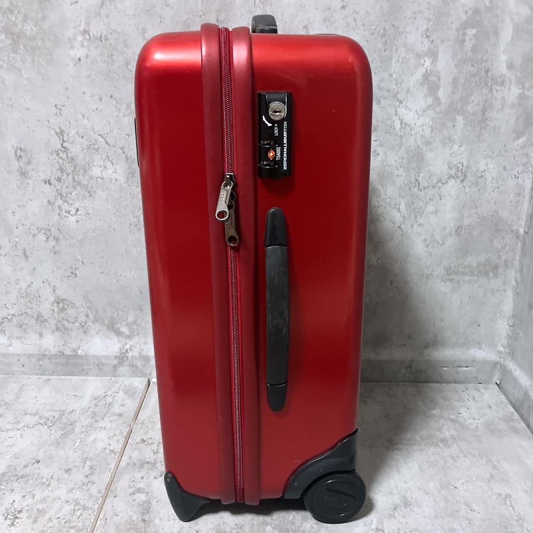 【希少】ゼロハリバートン キャリーケース 二輪 レッド