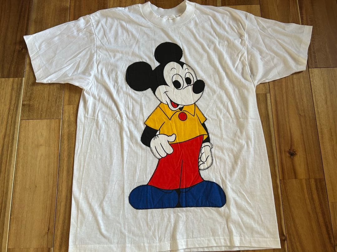 小*枝様 vintage 80's Hanes ミッキーマウス Tシャツ XL