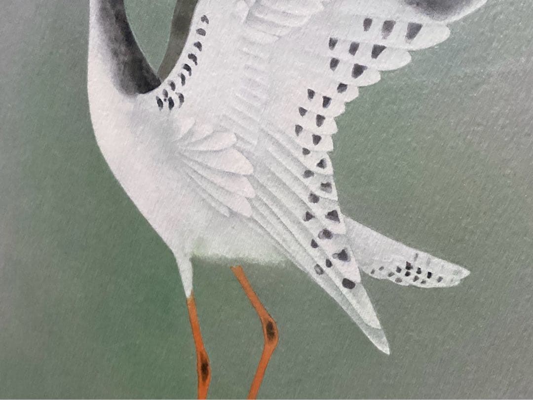 上村淳之 鴨 日本画 花鳥画 リトグラフ