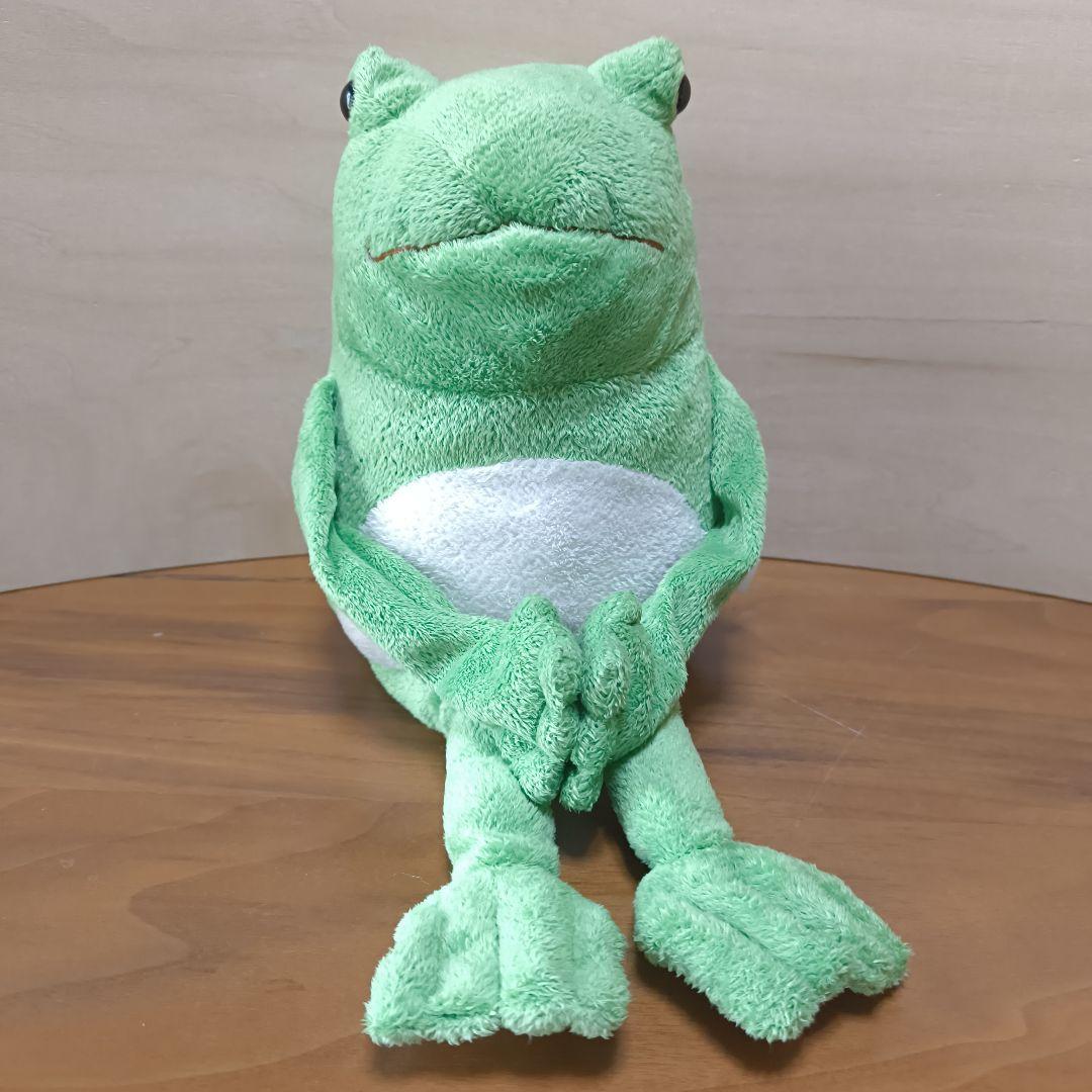 シナダ　ぬいぐるみ　カエル　レトロ　招福かえる　shinada