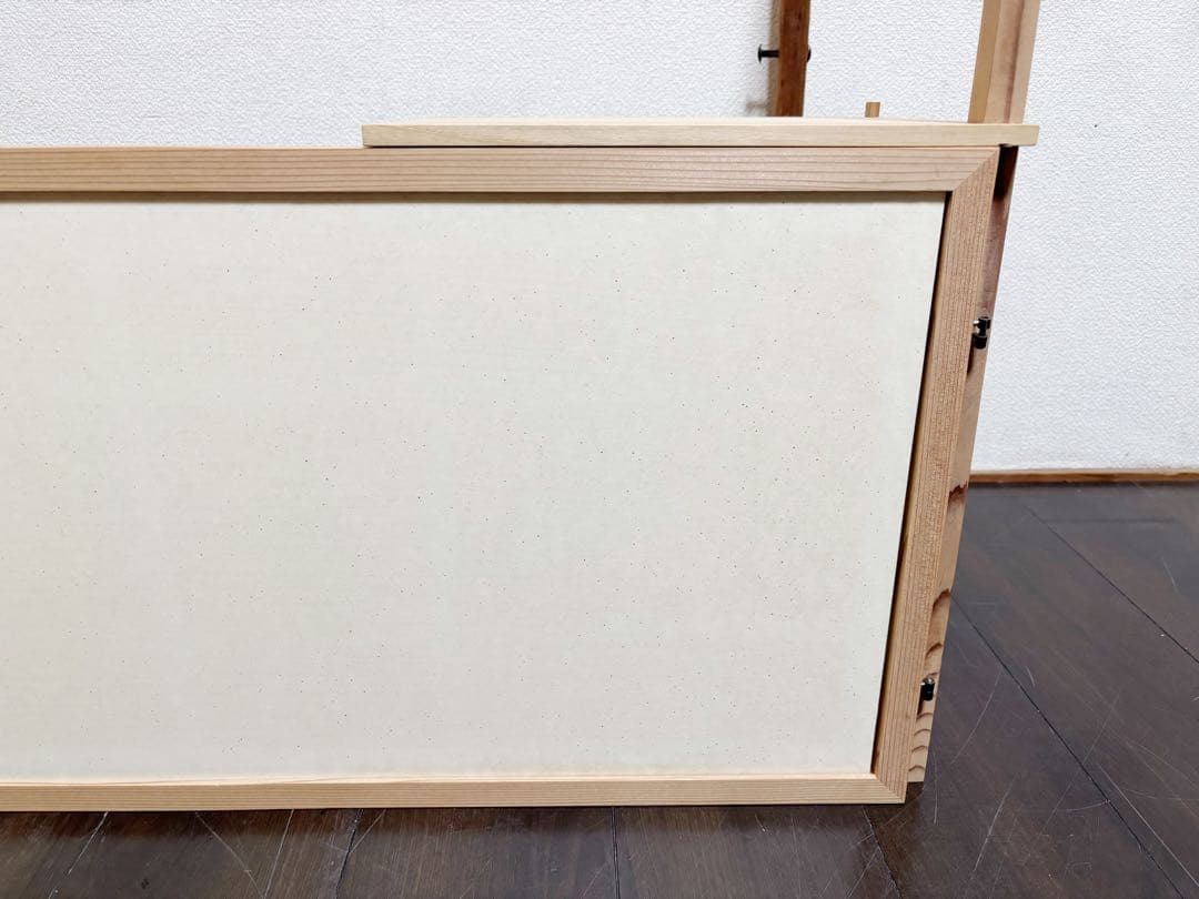 ほぼ未使用 茶道具 指物師渡辺可映作 台目棚 有楽好写 (自在棚) 組み立式元箱