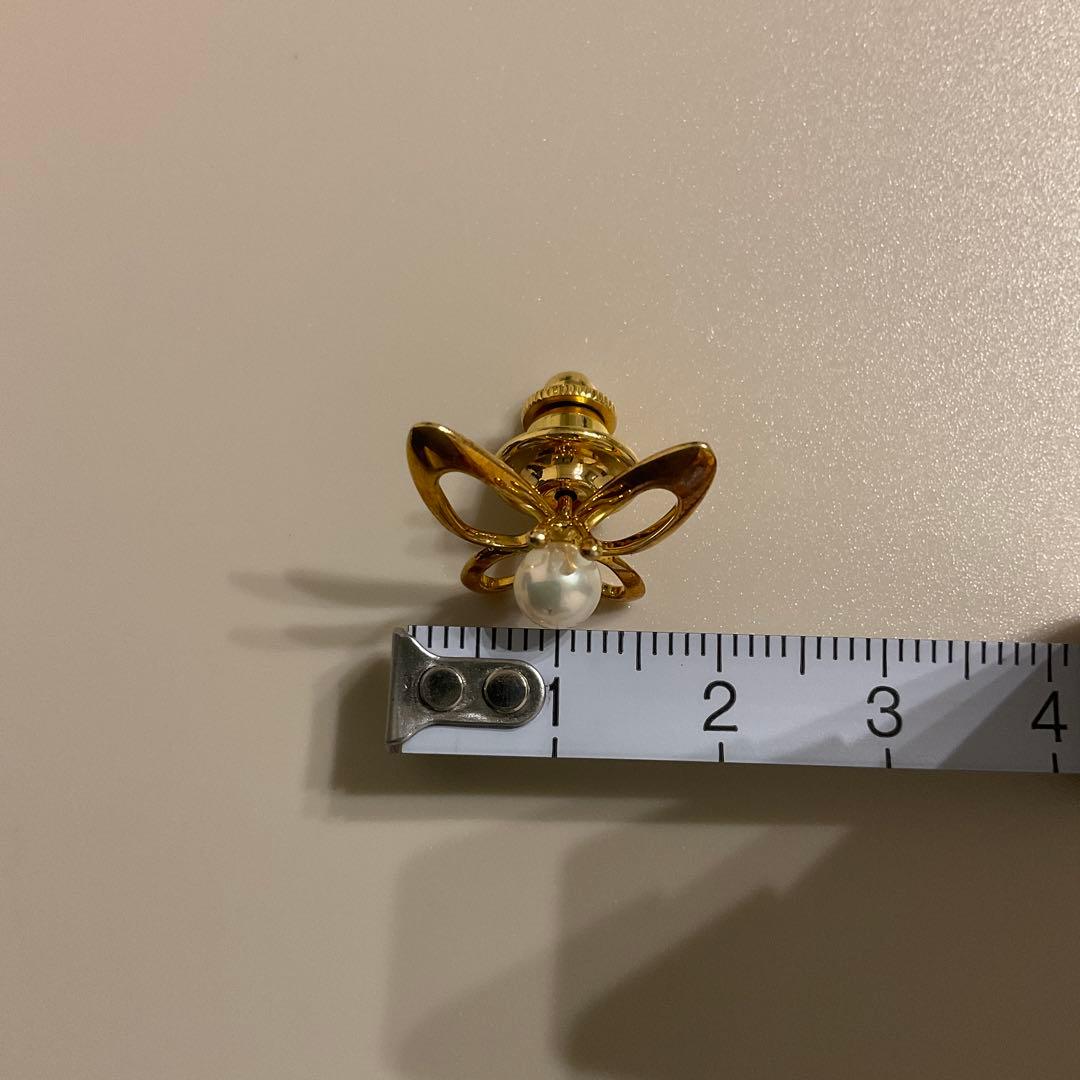 MIKIMOTO　ミキモト　ブローチ　蝶