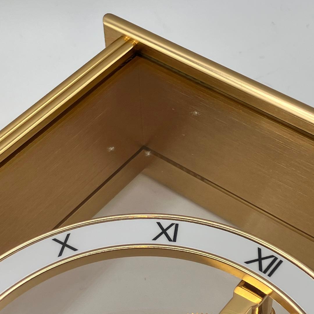 ☆美品☆ WAKO ワコー 置き時計 HW8090G 大理石ゴールド 可動品