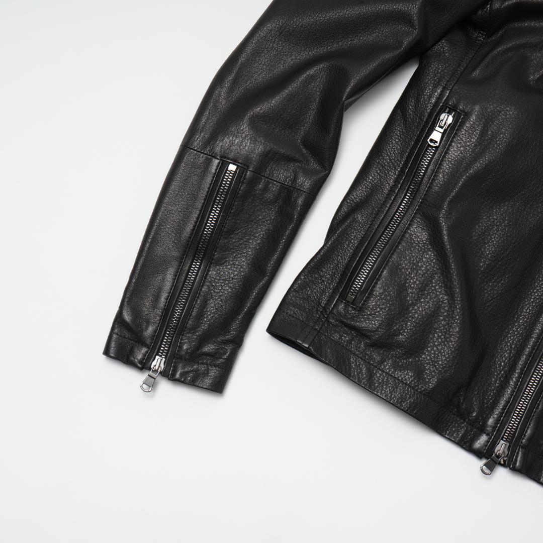 EMMETI エンメティCLINT 44 シングルライダースBLACK