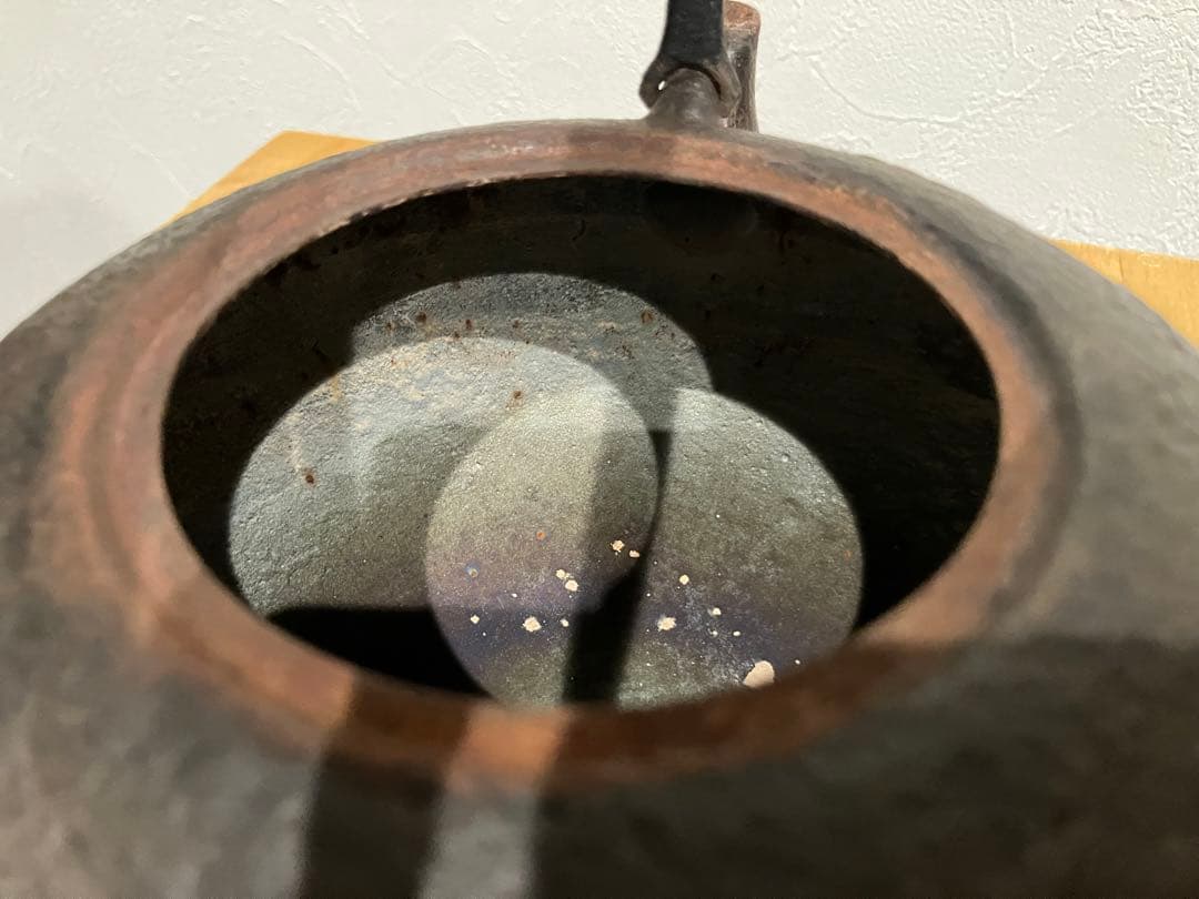 本番盛岡 薫山 南部鉄器 鉄瓶 平丸型 雲龍 1.6リットル