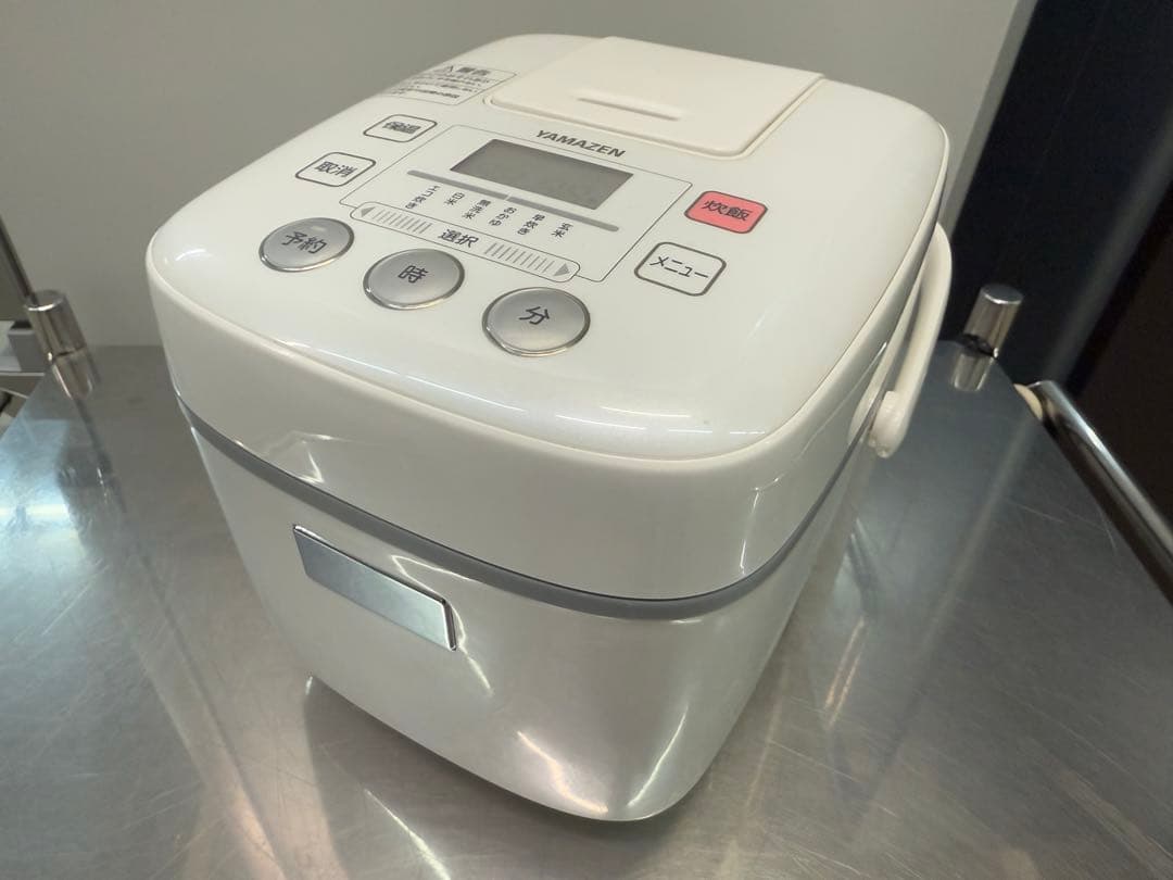 2019年式 3合 YAMAZEN 炊飯器 YJC-300 (W)
