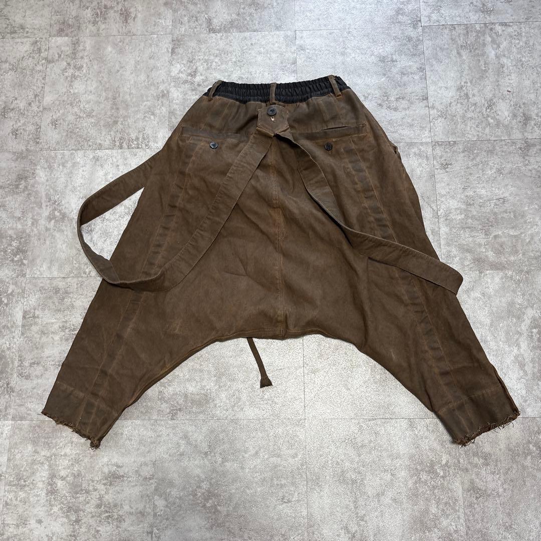 ち*う様 Persimmon-Dyed Suspenders Jodhur,s/