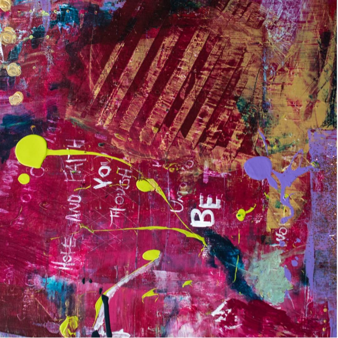 “SPARK” 抽象画の絵