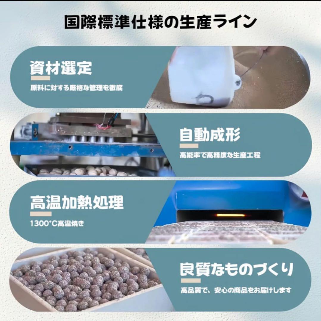 20kg高性能濾過材大増量　専用メッシュ1枚付き　多孔質人気パワーボールろ材