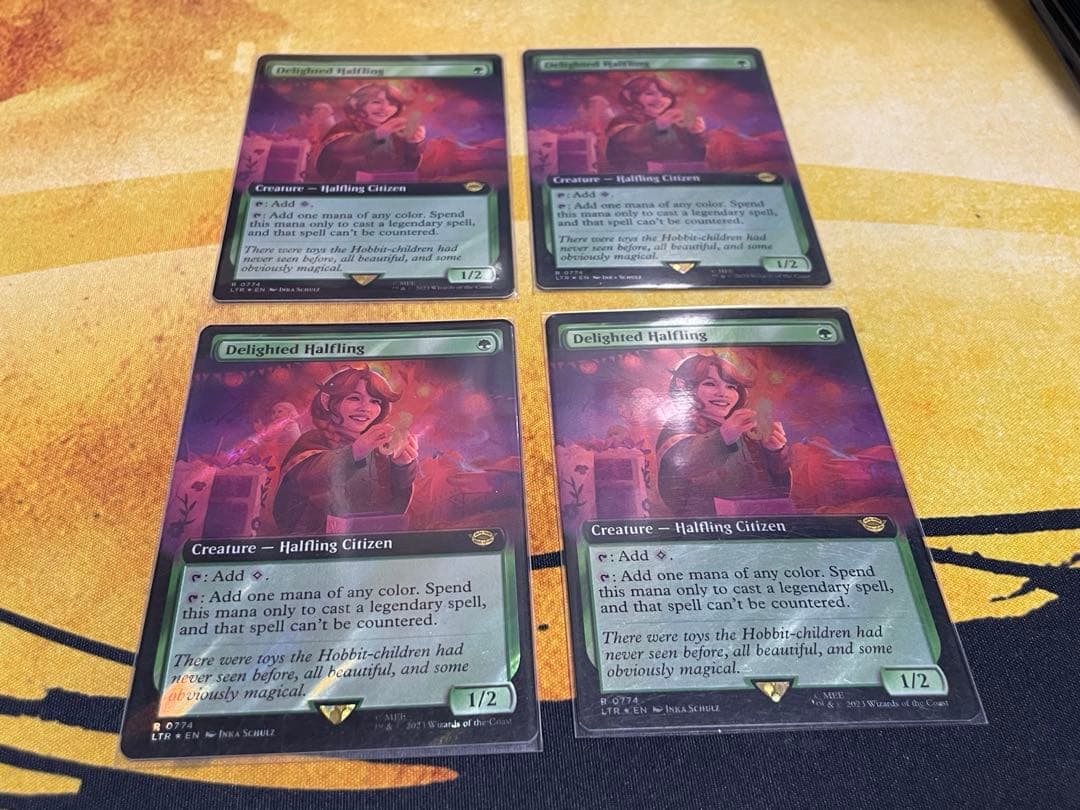 喜ぶハーフリング foil4枚セット