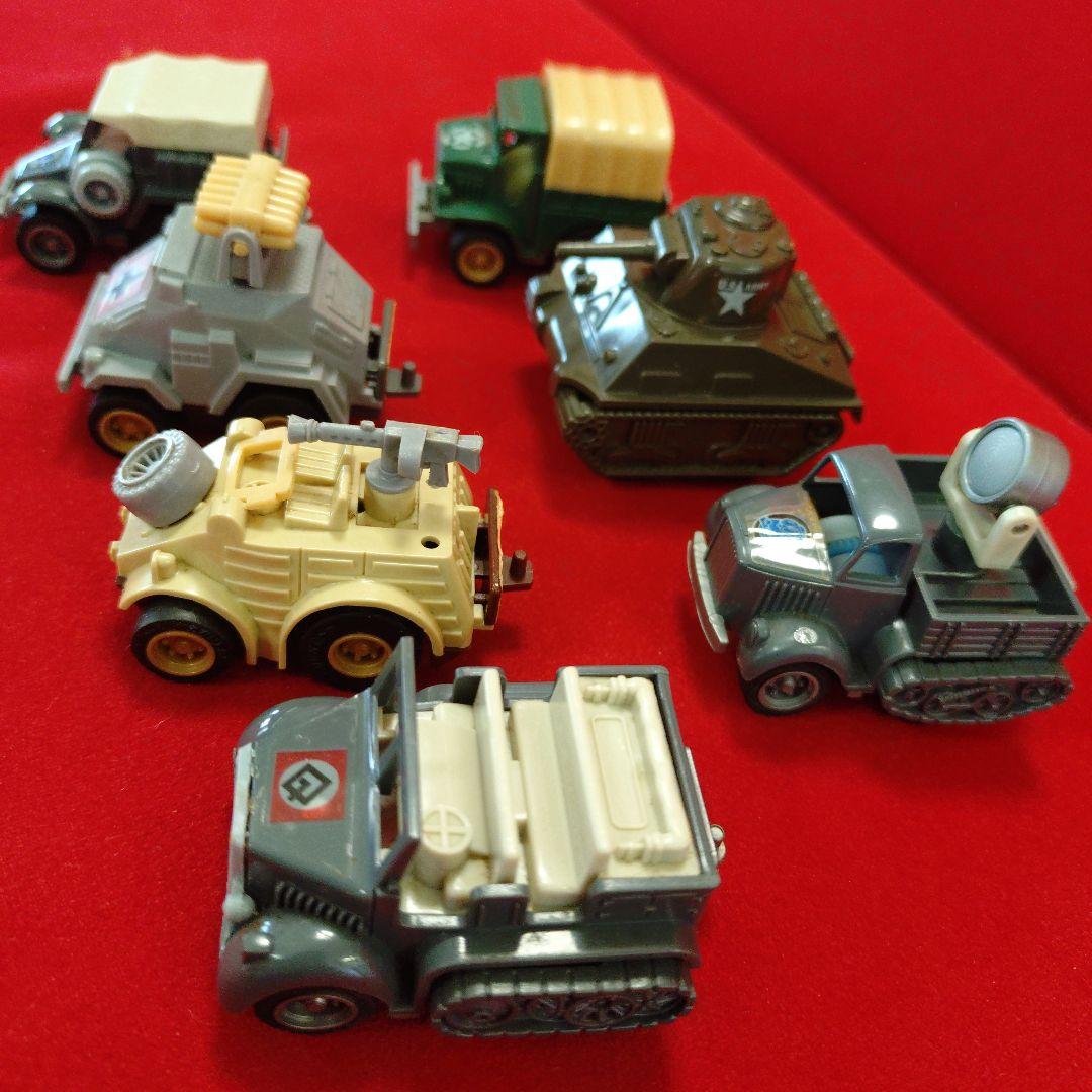 40年前　コンバットチョロQ 7台セット ◯クリーニング済み