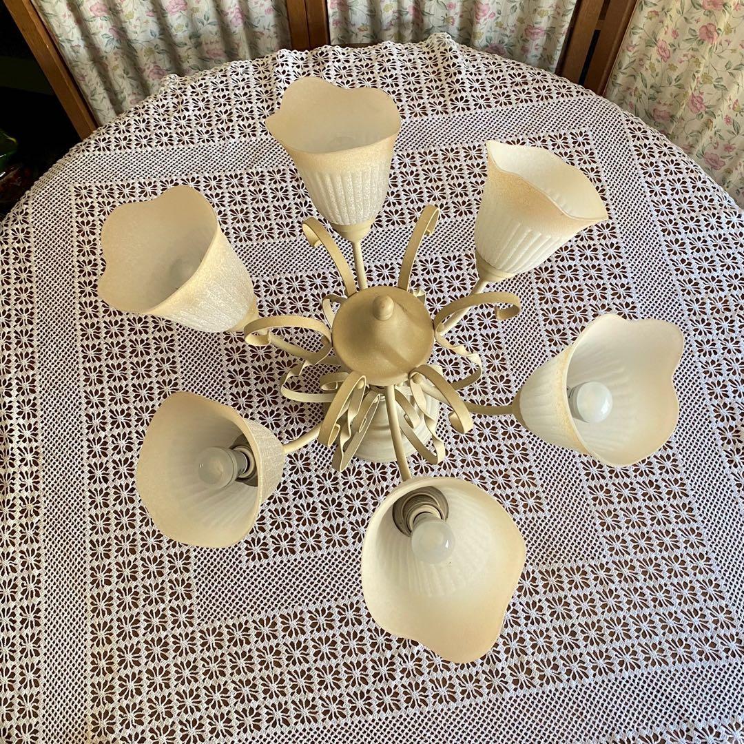 nyua＊シャンデリア 6灯 インテリア アンティーク ビンテージ