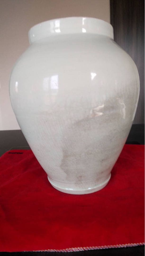 白磁壺　古伊万里　アンティーク　李朝　古美術　古道具　花器