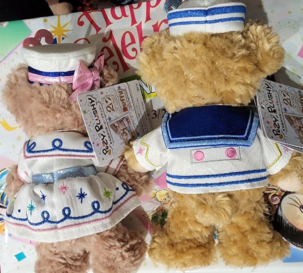 20周年 ダッフィー シェリーメイ  ポージープラッシー ぬいぐるみ セット