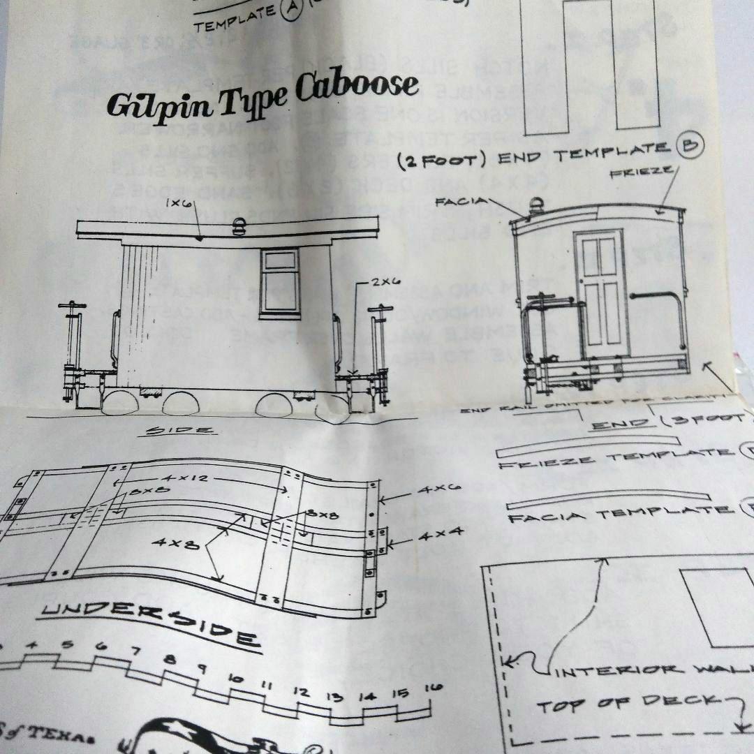 鉄道模型 TRAINS of TEXAS On3 GILPIN CABOOSE KIT