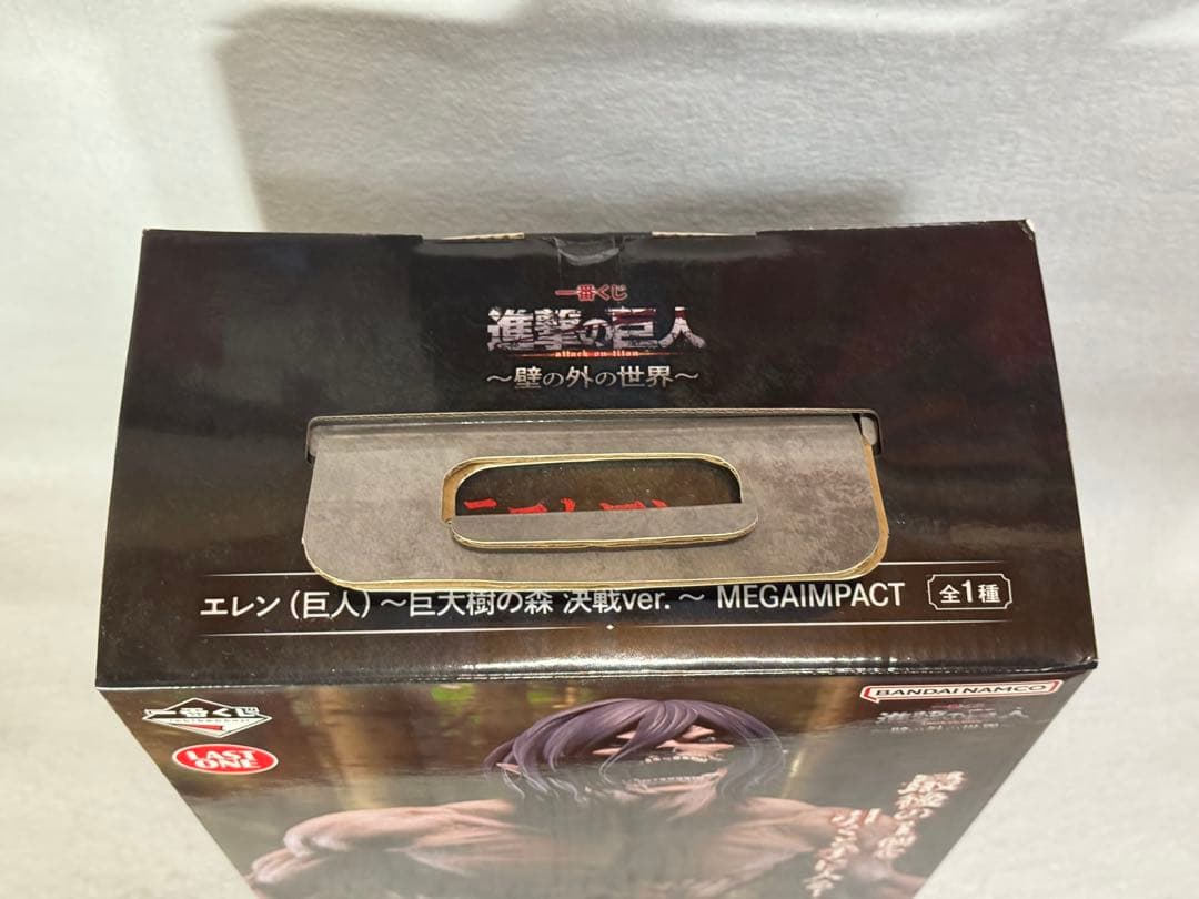 一番くじ 進撃の巨人 壁の外の世界 ラストワン賞 エレン （巨人） 開封品