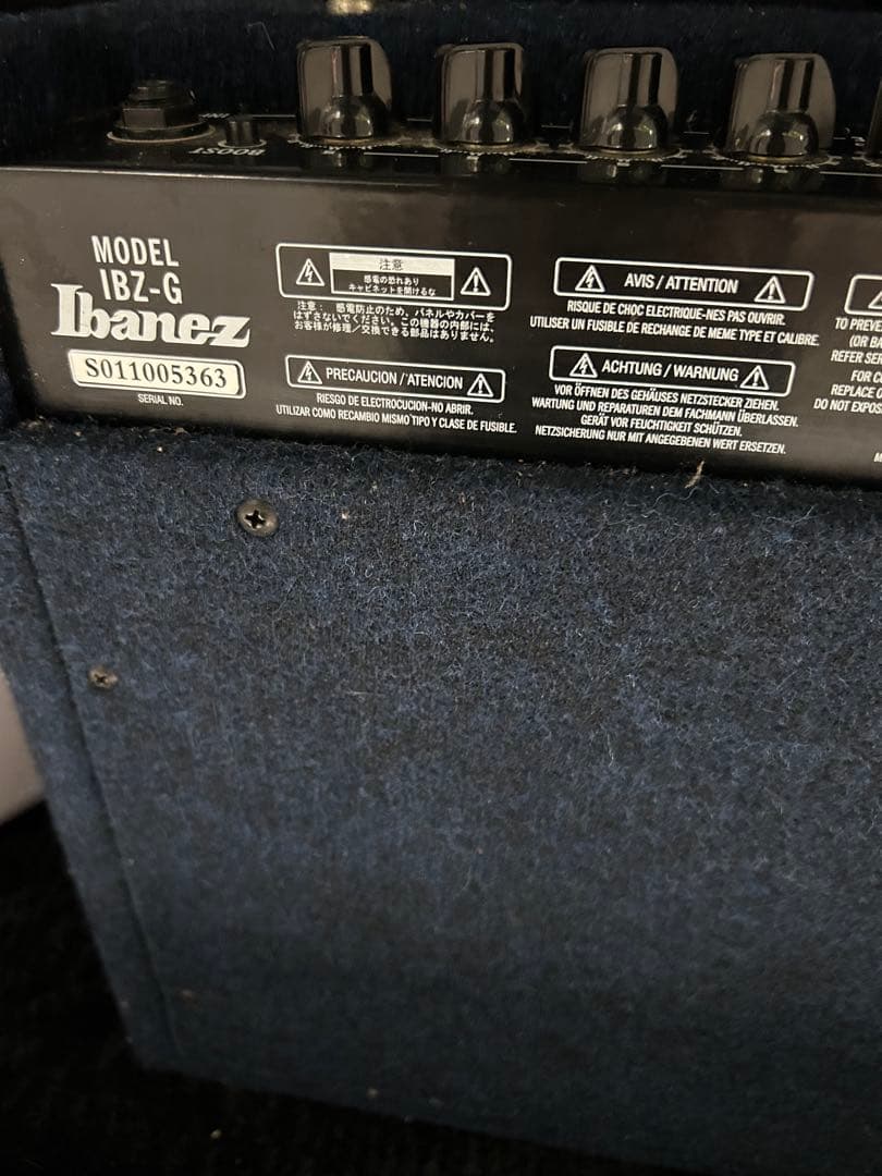 GiO Ibanez GRX70QA キルトメイプル ブルー　アンプセット