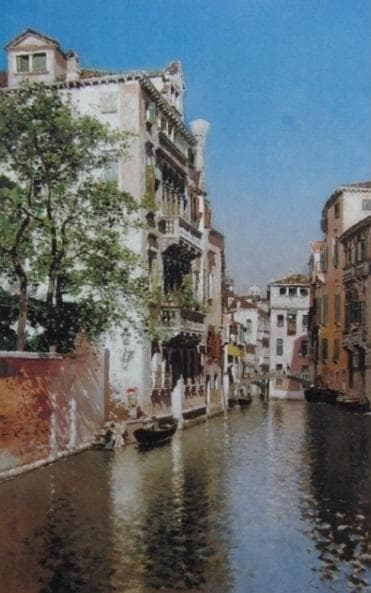 Martin Rico Y Ortega、希少な額装用画集より、新品額装付