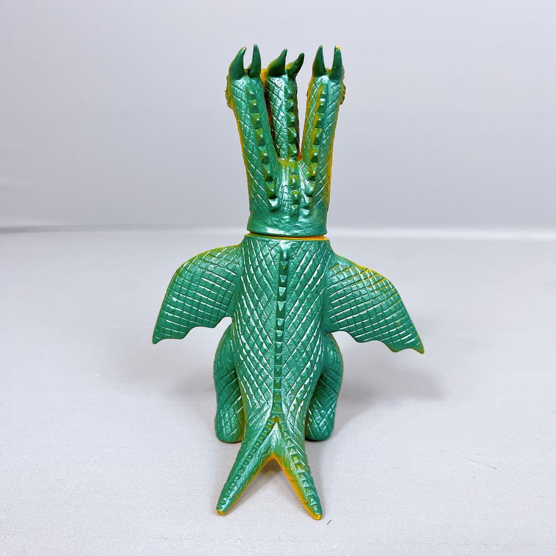 【激レアソフビ】当時物　ブルマァク　キングギドラ　ミドルサイズ　ツノ折れ無し