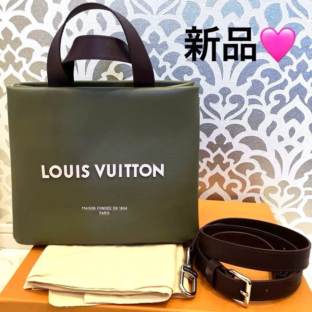 大人気❣️新作ルイヴィトンショッパートートMINI❣️自宅保管新品❣️カーキ