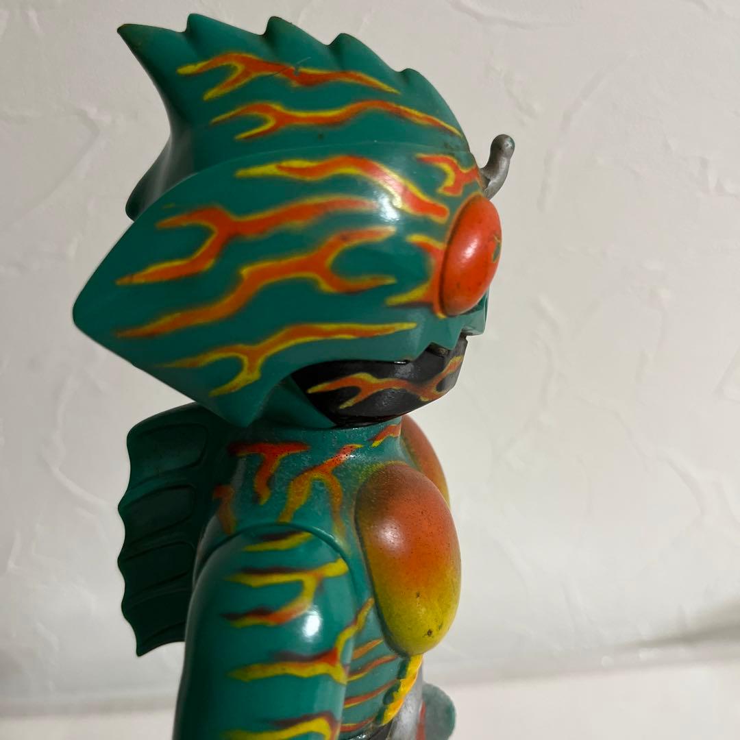 ⚠️激レア　仮面ライダーアマゾン　旧バンダイ　ソフビ　昭和レトロ　当時物　石森プロ