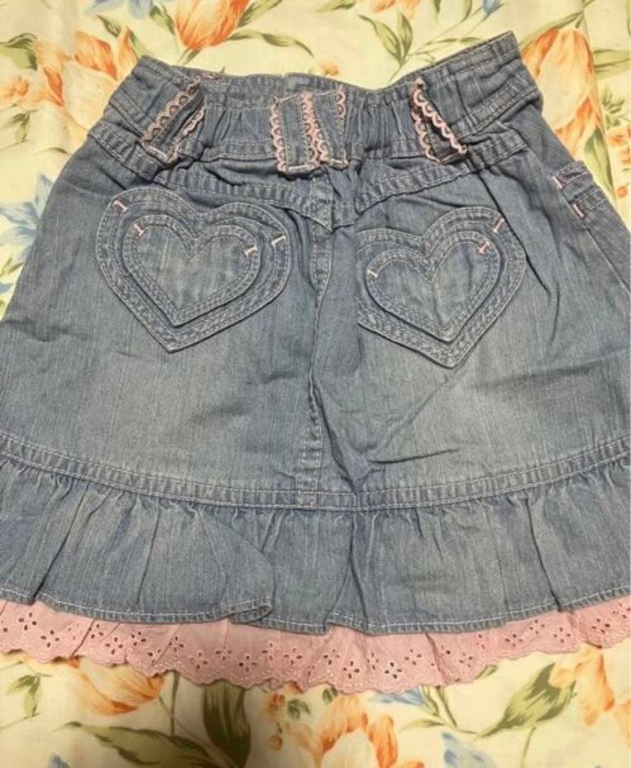 デニムフリルスカート 新品タグ付き