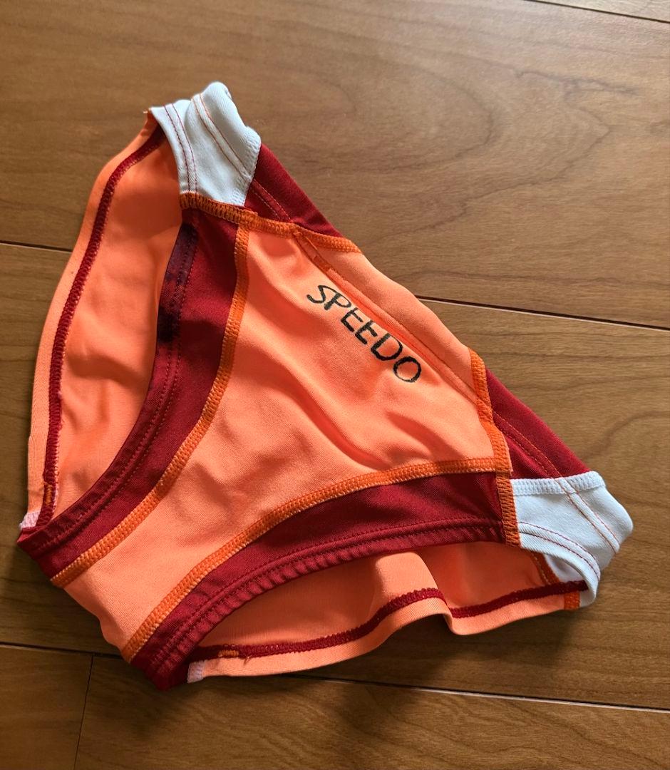 MIZUNO RQ632　オレンジ×レッド　ライフセーバー光沢 140 競パン