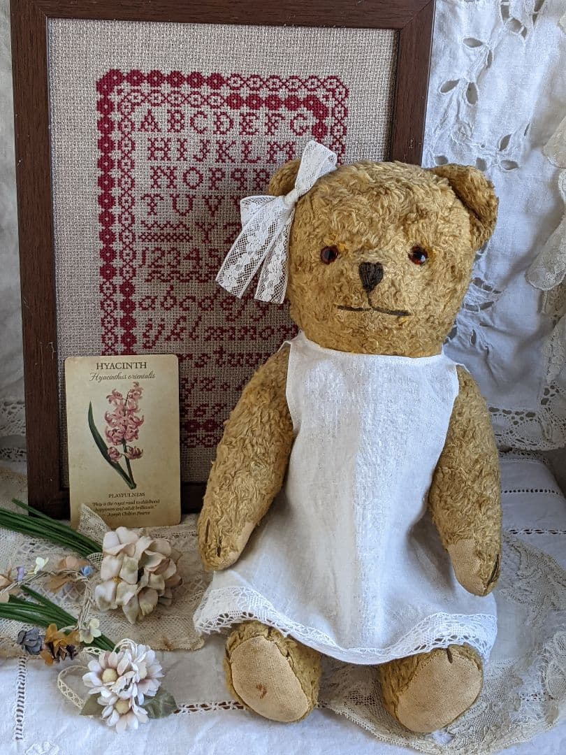 【p】アンティークベア　アンティークテディベア　イギリス