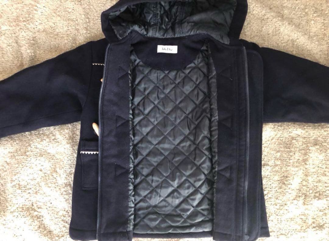 お値下げ！baby Dior 冬用コート (紺) 95cm