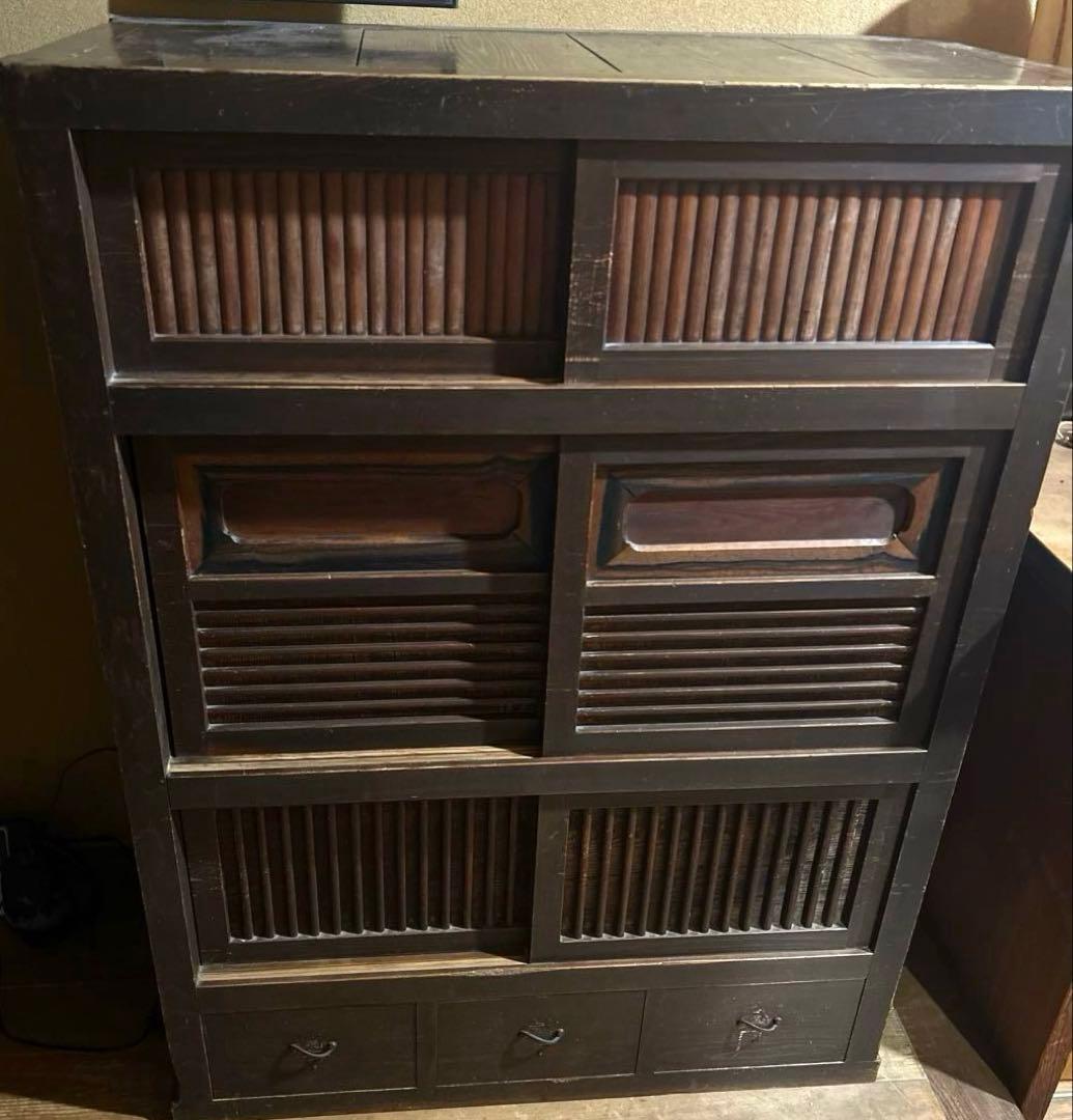 時代もの　引出し　箪笥　飾り棚