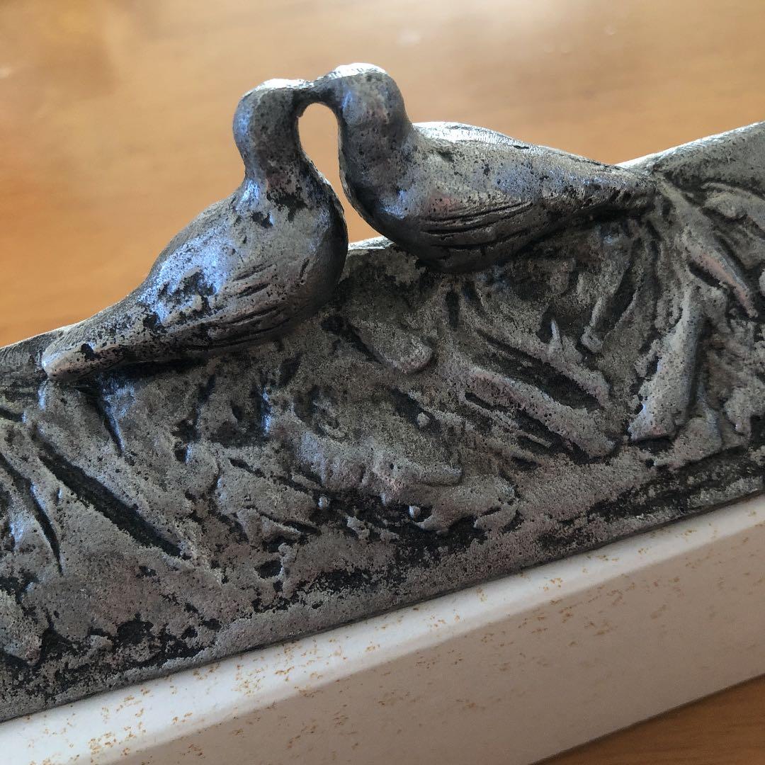 非売品　立山連峰　置物　文鎮　全日本医薬品株式会社