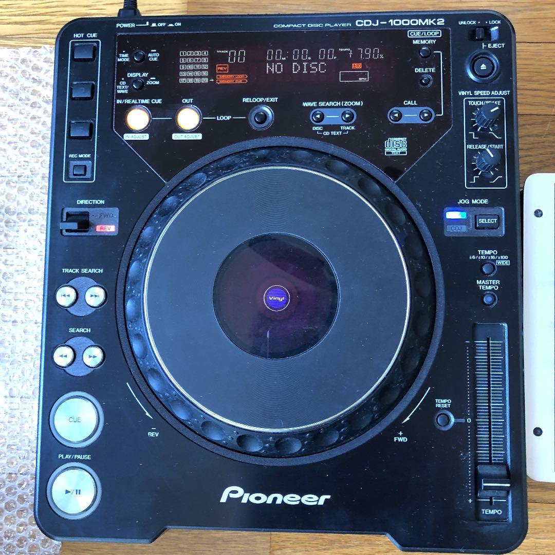 パイオニア　CDJ-1000MK2 BEHRINGERミキサー