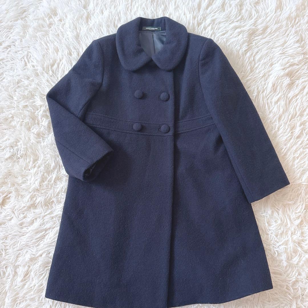 即日発送⭐︎MIKIHOUSE⭐︎ミキハウス　ウールコート ネイビー受験　塾　120