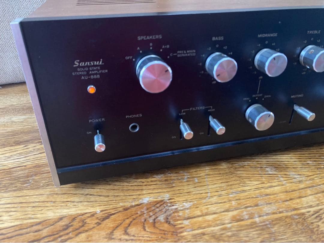 【動作品】 SANSUI プリメインアンプ AU-888