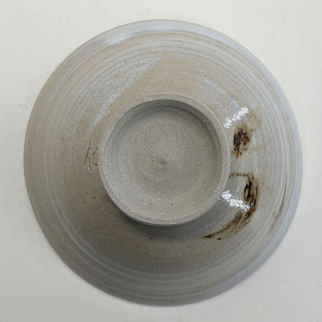 岡山県重要無形文化財 難波仁斎 草花茶碗 共箱合布 抹茶碗 抹茶茶碗 茶道具