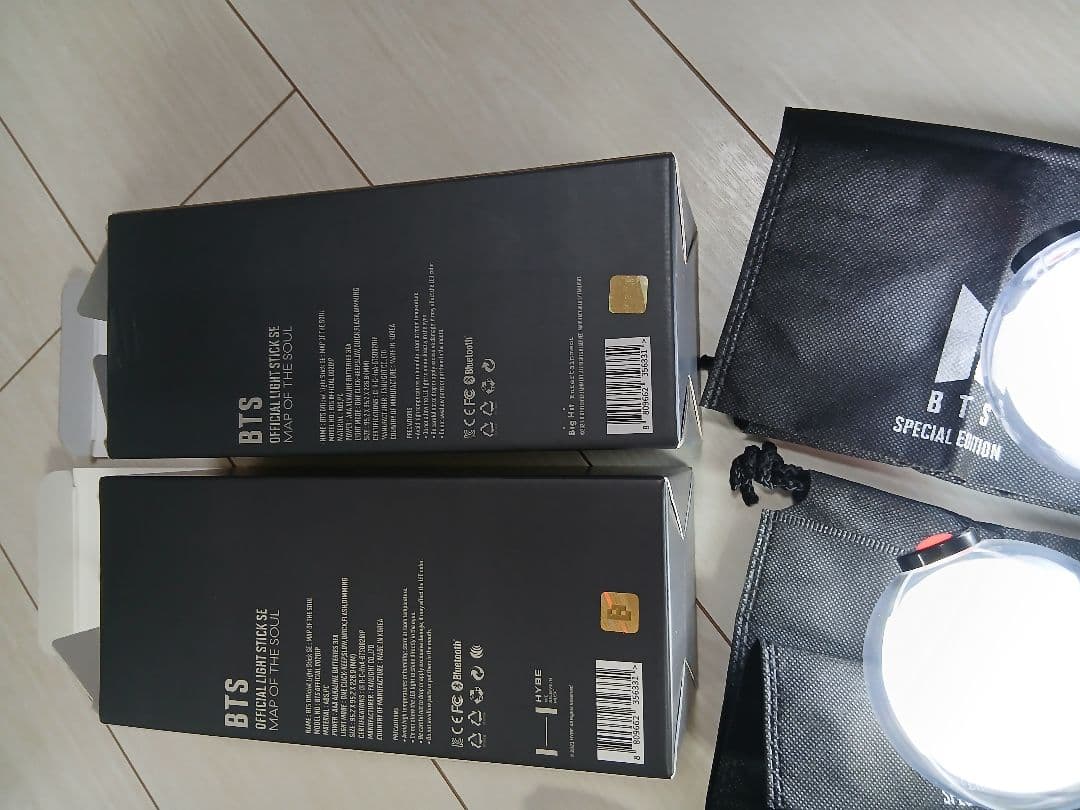 BTS オフィシャルライトスティック　SE（Ver.4）2本セット　写真のみです