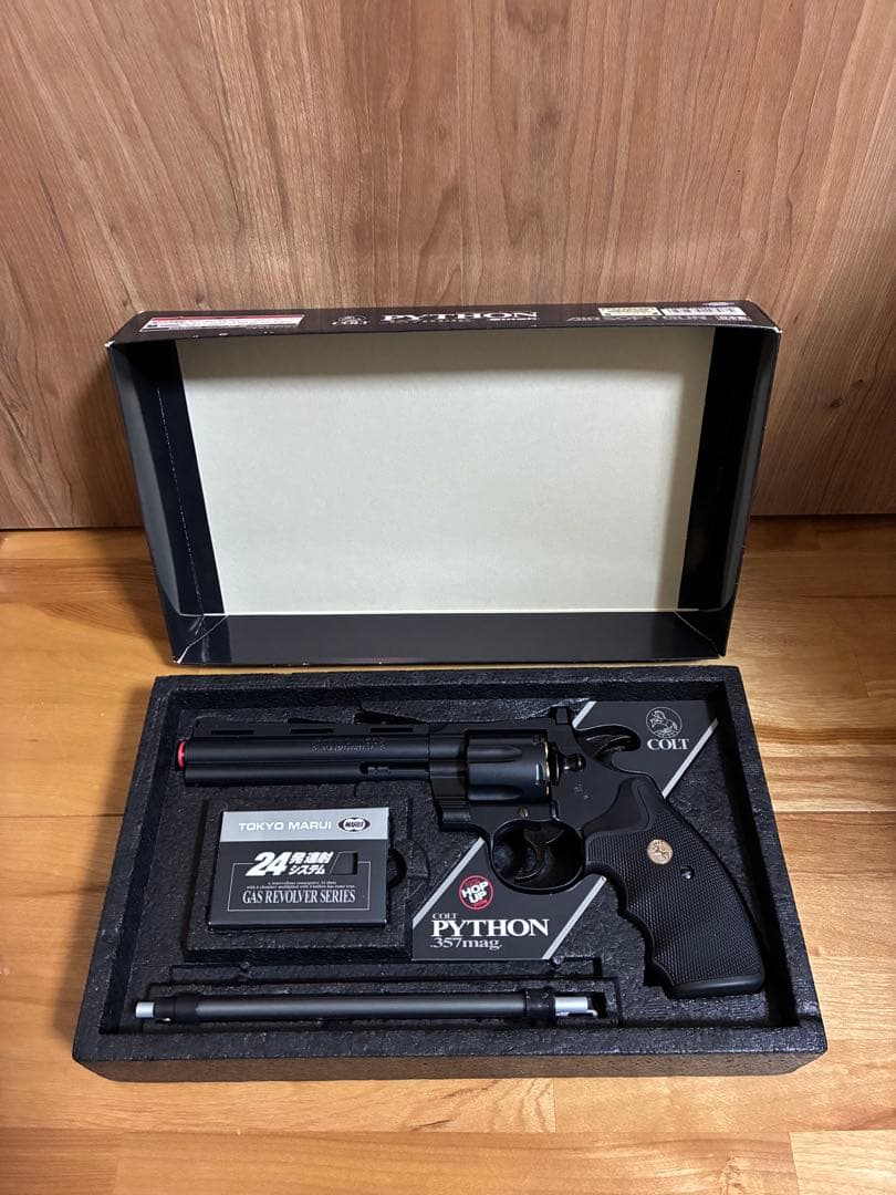 【コルトパイソン.357マグナム】6インチ　ガスリボルバー　東京マルイ（絶版品）