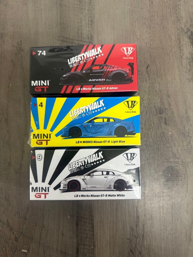 S*o様 未開封！MINIGTリバティーウォーク GT-R 3台セット