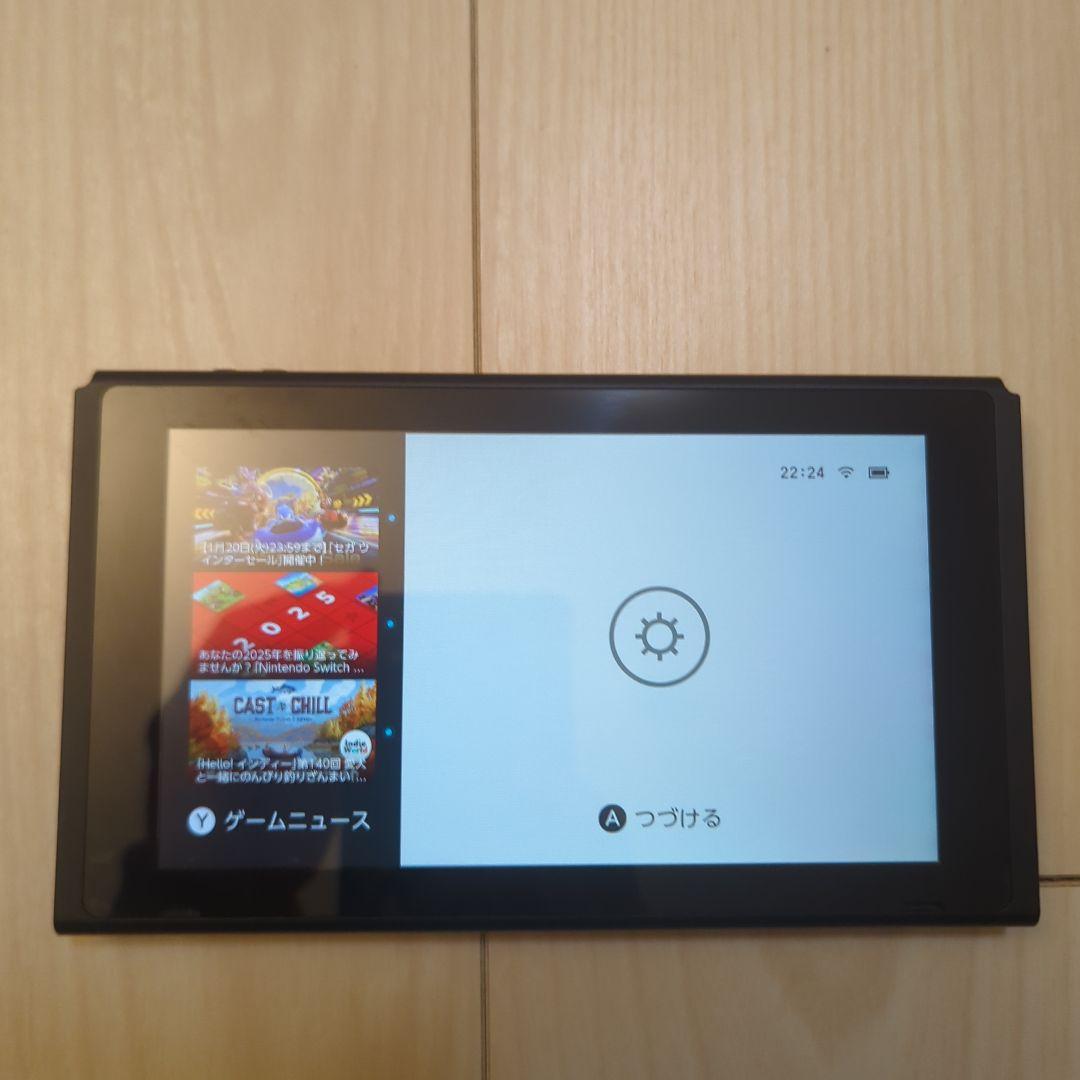 【動作確認済】Nintendo Switch 本体 グレー 付属品完備