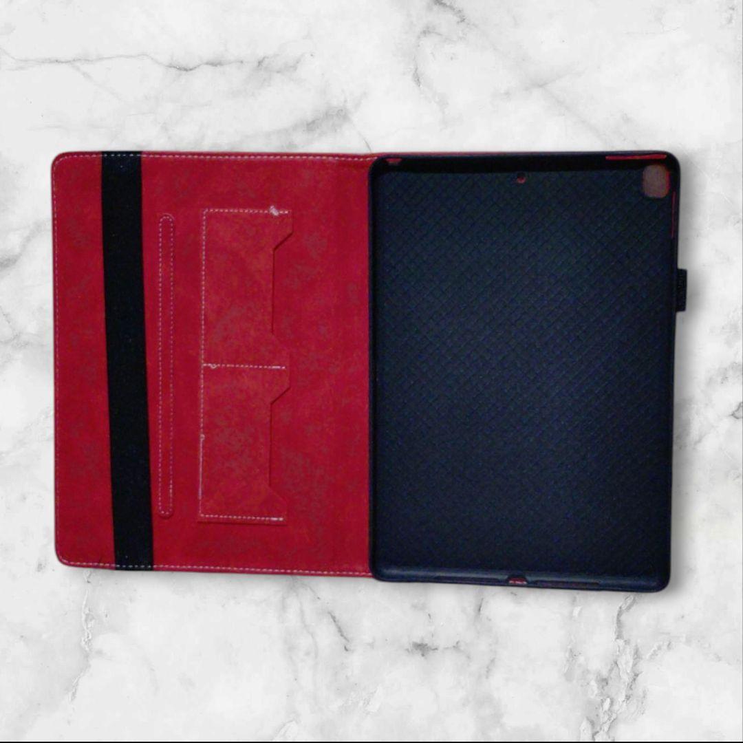 レッド iPadケース 10.2/10.5