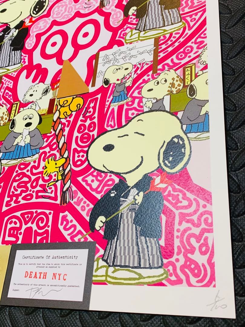 売約済!限定品 正規品DEATH NYC ポップアート 正月　ピーナッツ