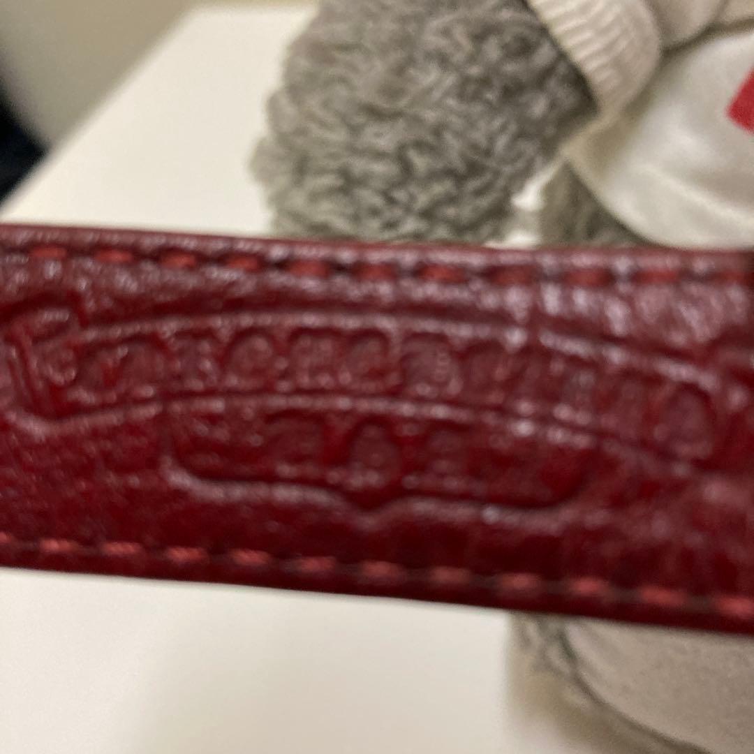 クロムハーツエナメルレザーブレスレット