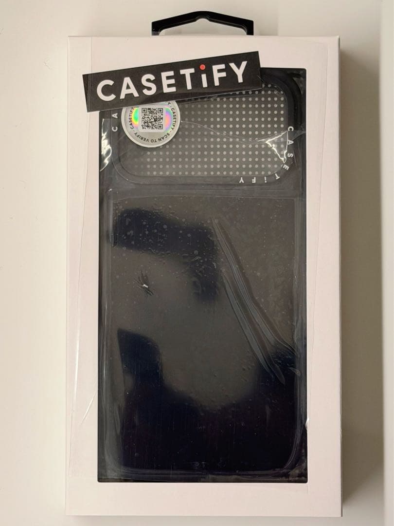 CASETiFY iPhone17promax ミラーケース ブラックバンパー